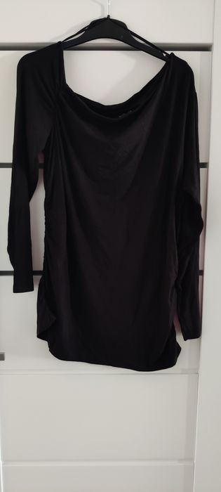 Dzianinowa asymetryczna bluzka 48/50 plus size tunika Bonprix