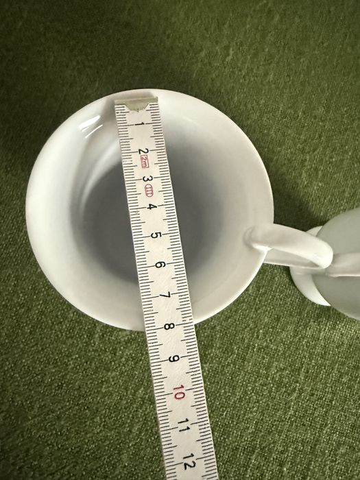 Porcelanowe kubki na kakao czekoladę