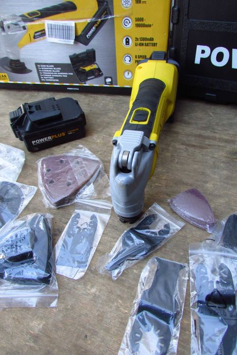 Акумуляторний реноватор, мультиінструмент Powerplus POWX1331LI(Бельгія