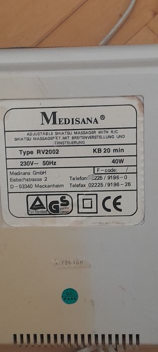 Masażer do  szyi,barku Medisana