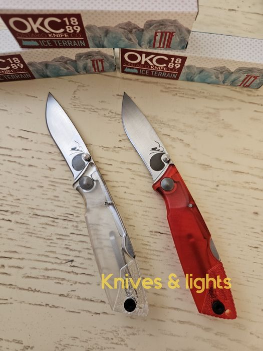 Ontario Wraith Ice Series AUS-8, EDC ніж