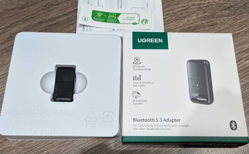 Bluetooth адаптер Ugreen CM591 Bluetooth 5.3