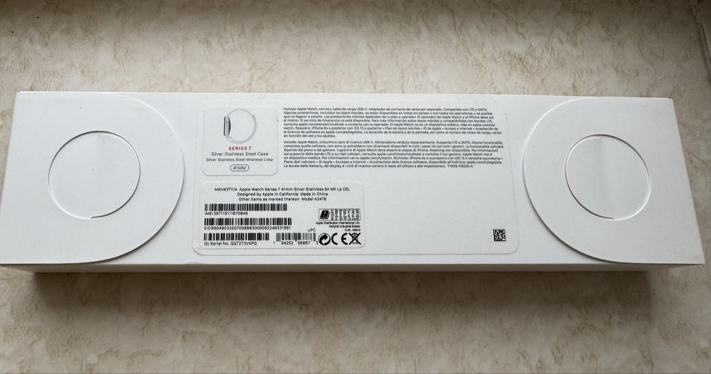 Оригінал Apple Watch Series 7 (41mm) Silver Stainless Steel