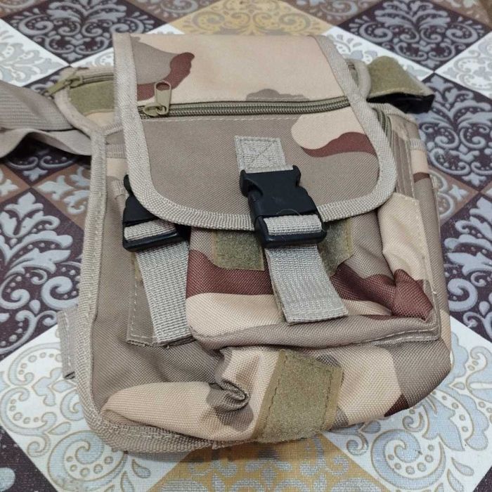 Bolsa cintura camuflagem militar com oferta