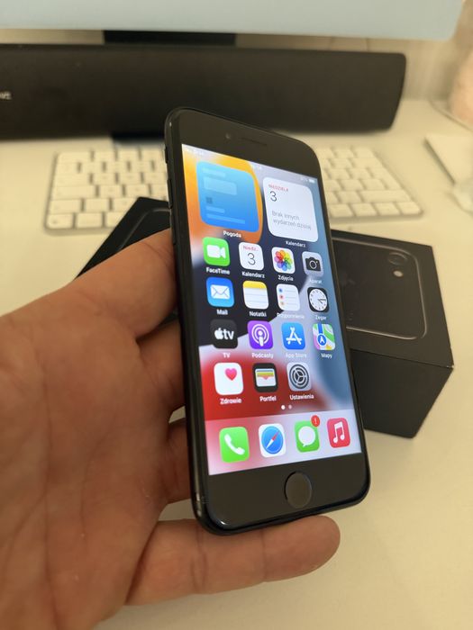 iPhone 7 128gb Jet Black + akcesoria nowe