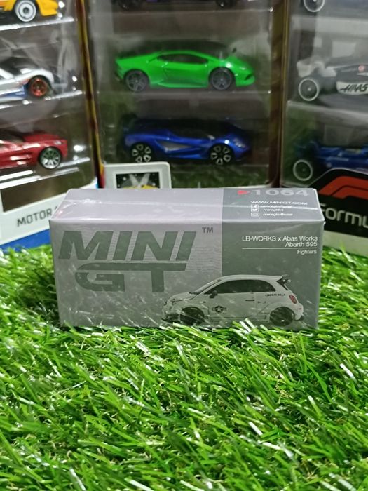 Mini GT LB-Works × Abas Works Abarth 595 Fighters