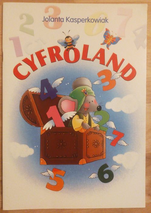 Książka dla dzieci "Cyfroland" do uczenia się cyfr