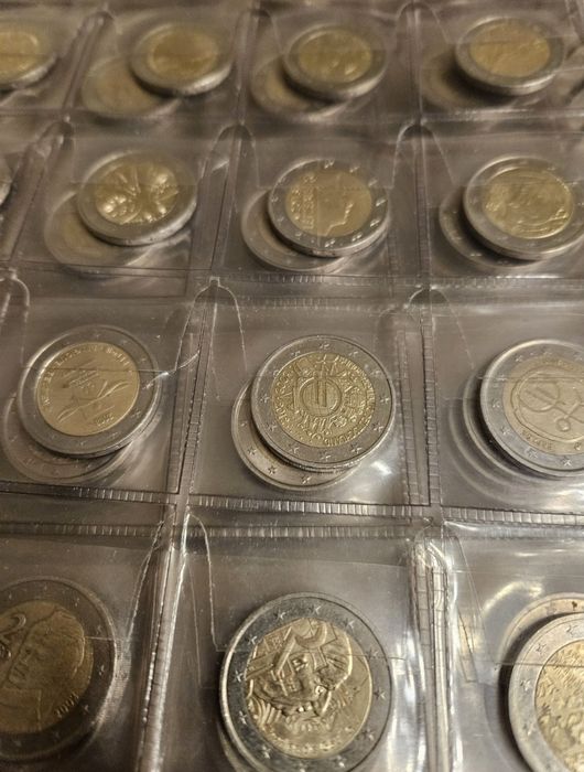Lote de moedas de 2€ comemorativas circuladas