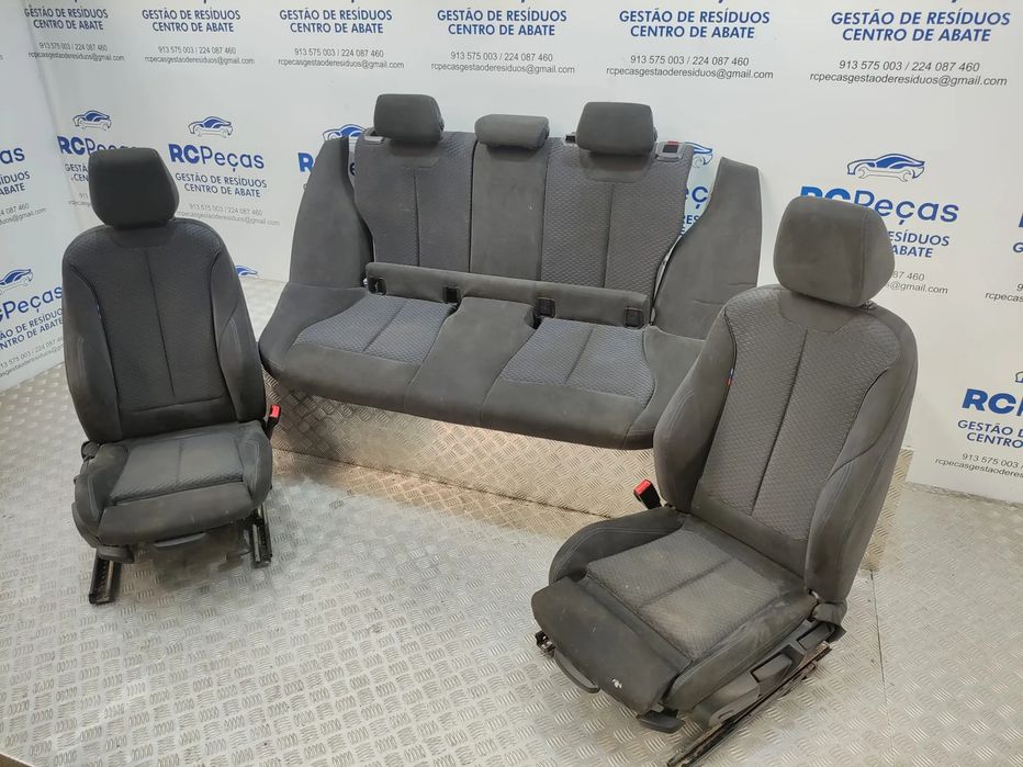 Conjunto Bancos em Alcântara BMW Serie 1 F20 Pack M 2012 - 2019