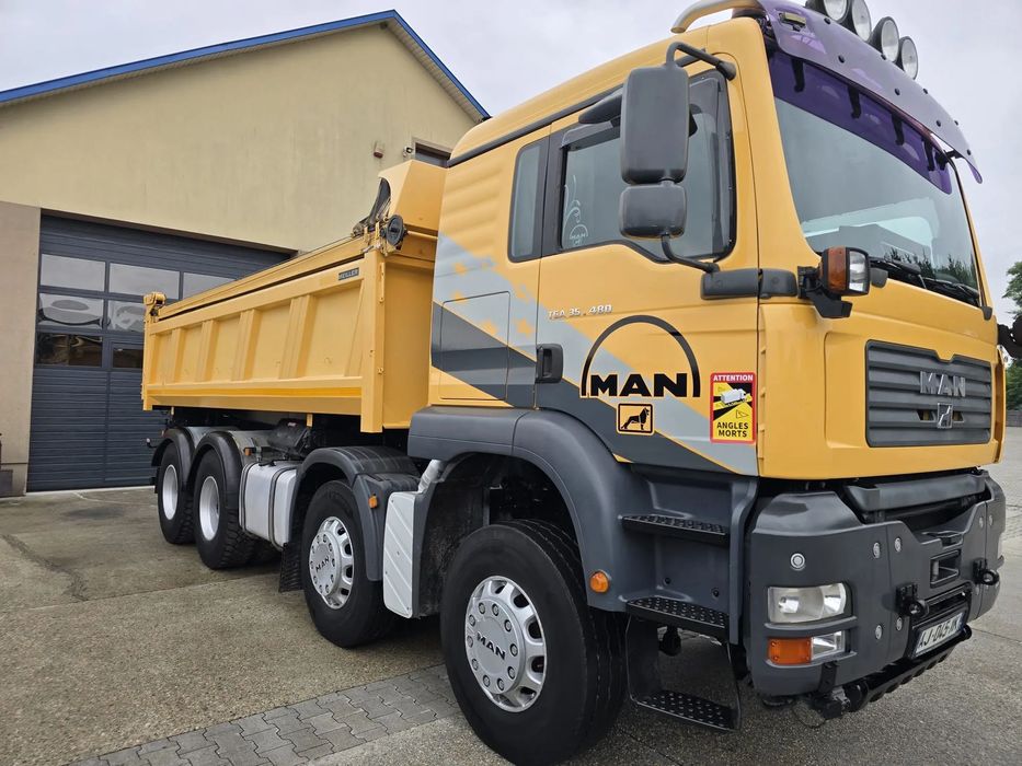 MAN TGA 35.480  Euro 3, 8x4 stare tacho