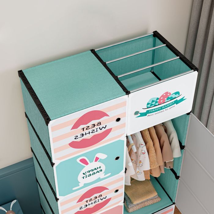 Дитяча модульна шафа 4 полиці стелаж дитячий