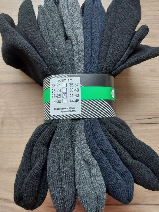 Skarpety męskie frotte 5 par 20 zł