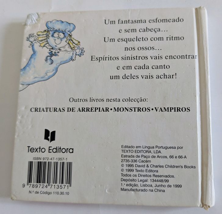 Livro pop-up, coleção Arrepios, Fantasmas, Texto Editora 1999