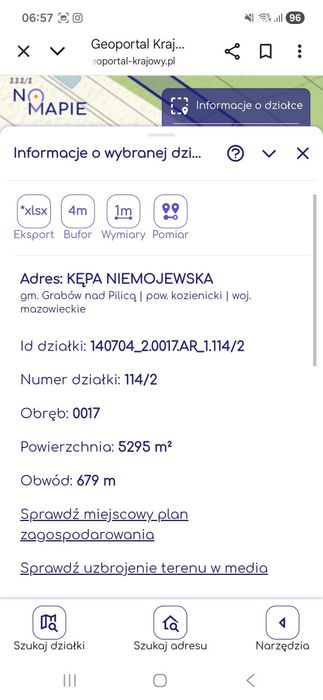 Sprzedam działkę leśna
