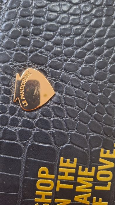 La Pandorine portfel czarny duży