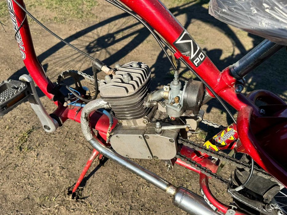 Rower CHOPPER z silnikiem