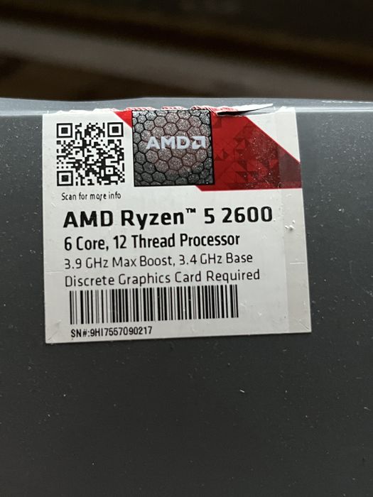 Procesor AMD Ryzen 5 2600