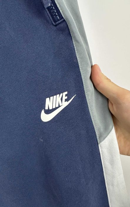 Spodnie dresowe Nike bawełniane granatowe r. L