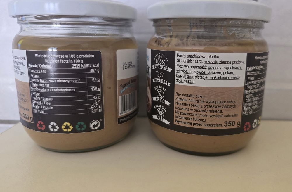 Masło orzechowe - 2 szt.