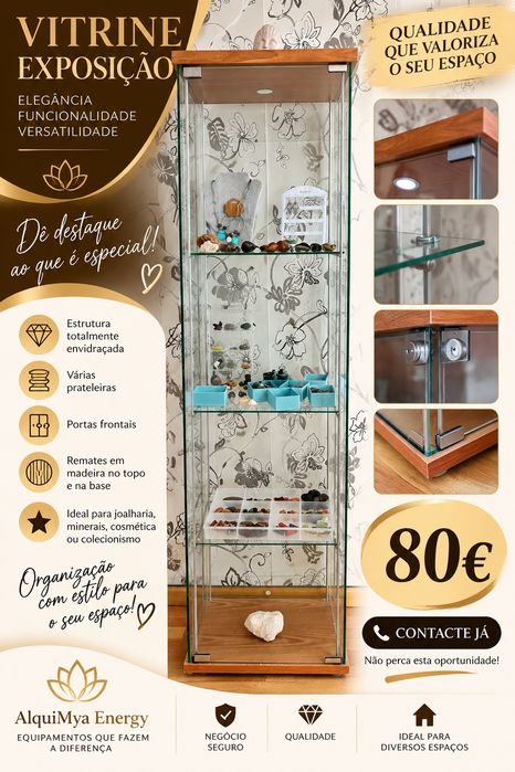 Vitrines exposição