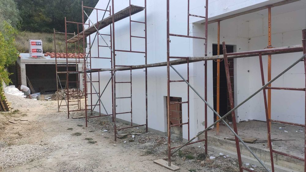 Moradia em fase de construção