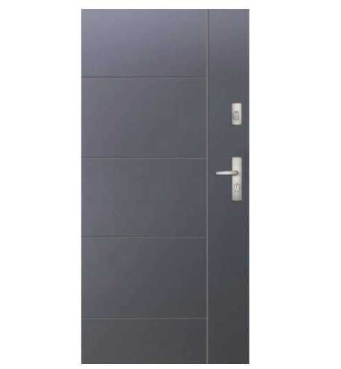 NOWE drzwi wejściowe stalowe KMT 80 PLUS • Antracyt • Komplet