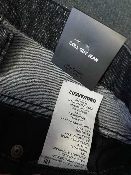 spodnie dsquared2 czarne tanio