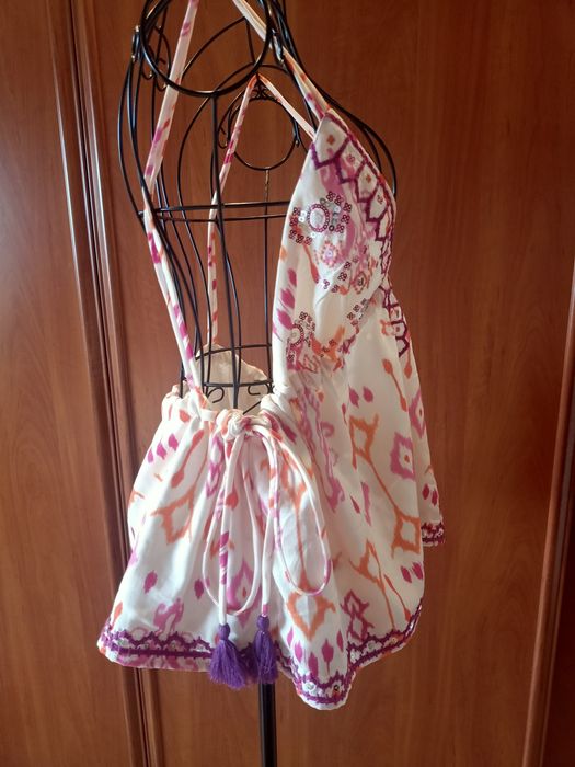 Bluzka na ramiączkach _boho_stan idealny