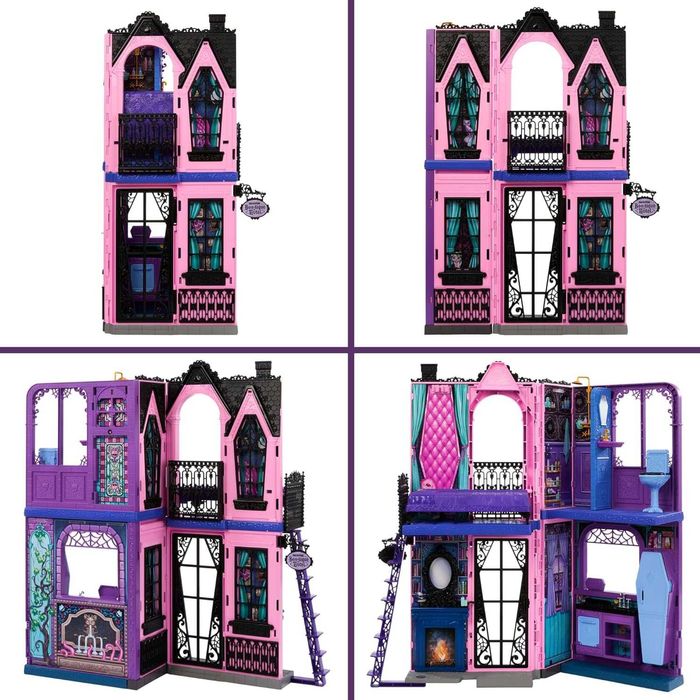 Набір Monster High БУ-тік Готель Лігво Будинок для ляльок кімната