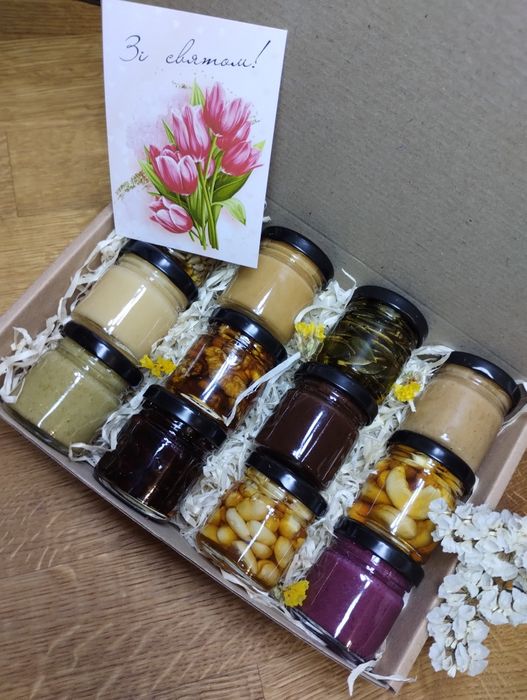 Горіхи з медом/подарунок/крем-мед