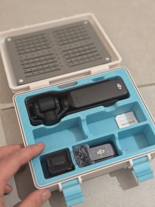 DJI Osmo Pocket 3 + DJI Mic 2 + Card 128GB + Custom Hard Case (Stan Id