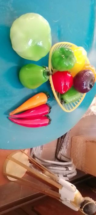 Pequenas peças decorativas em vidro