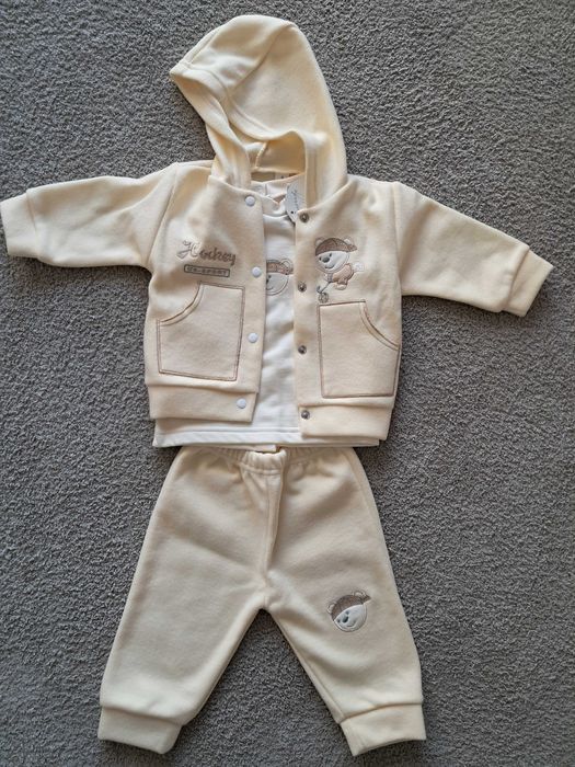 Conjunto de 3 peças do Bebé Querido - 6meses - NOVO