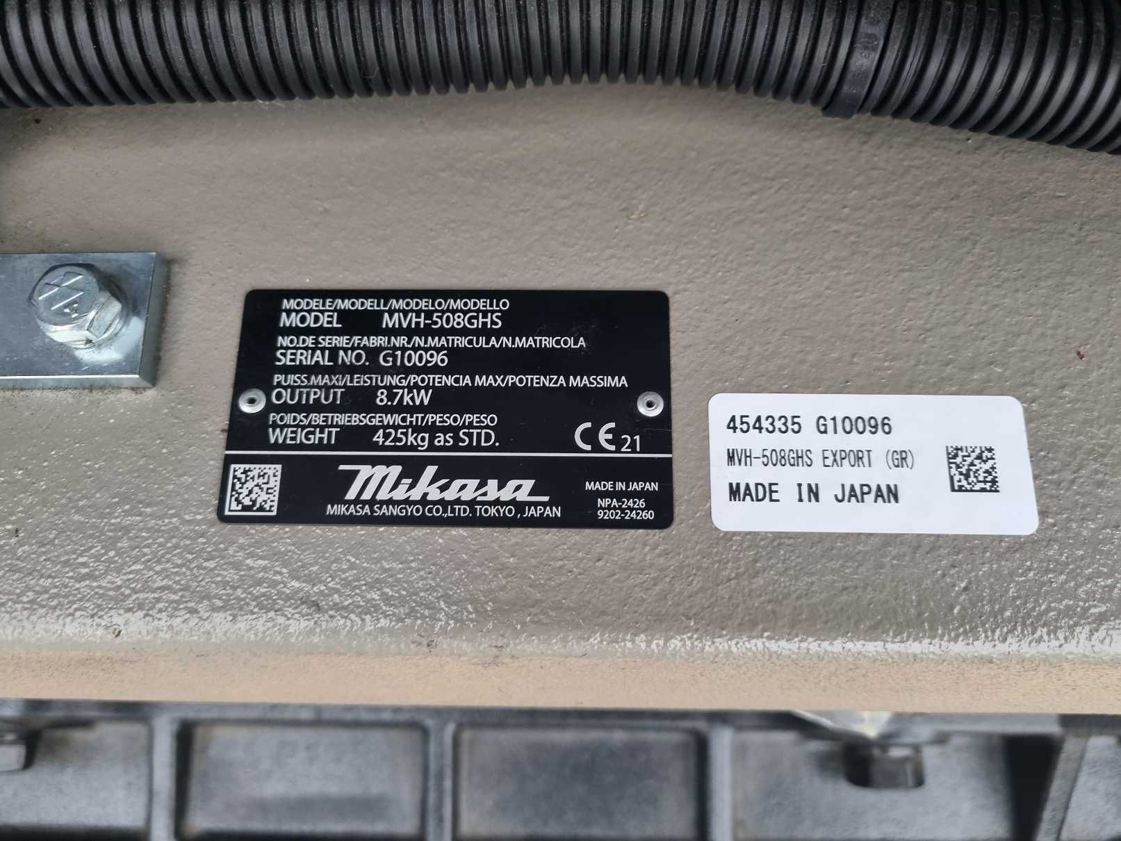 Zagęszczarka Mikasa MVH-508GHS z płozami Honda GX390 wyprzedaż roczn ...