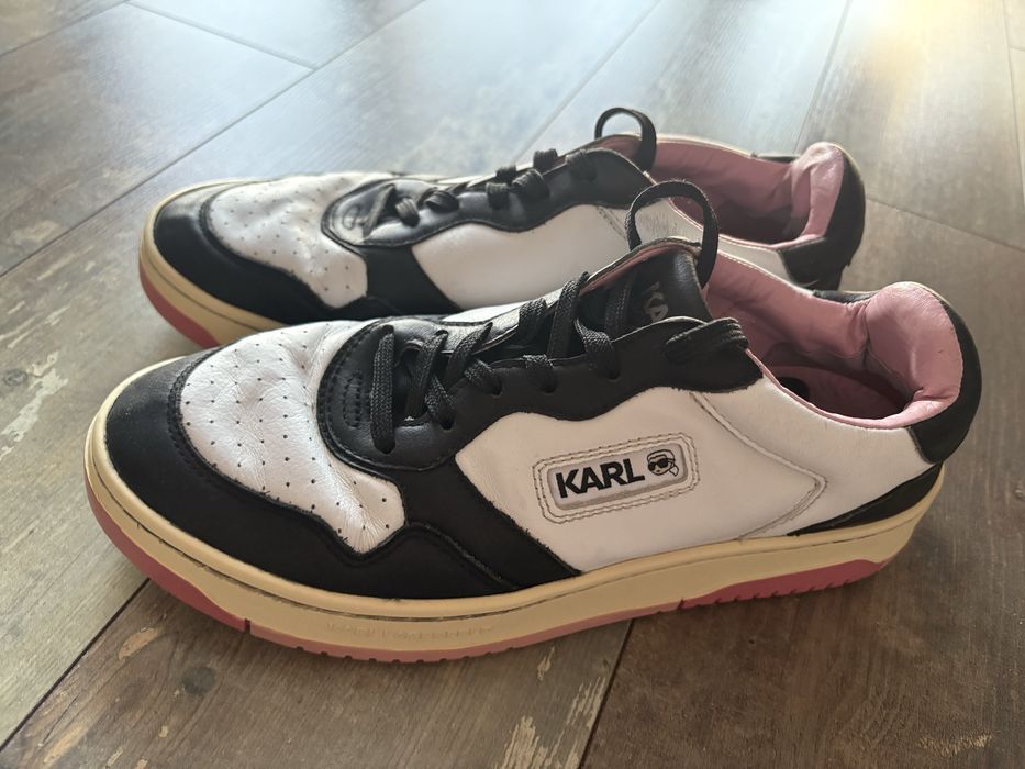 Skórzane sneakersy Karl Lagerfeld KREW kl 39
