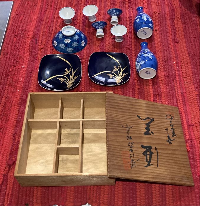 Porcelana fina japonesa pintada à mão