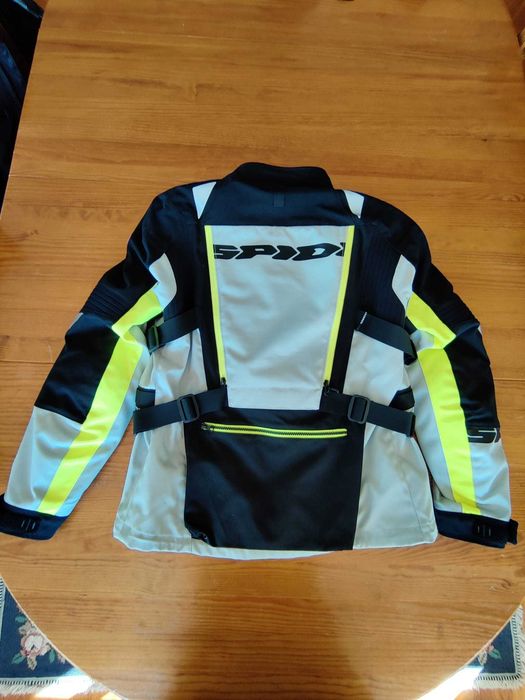 Casaco SPIDI 4 Season Evo H2Out Black / Grey / Yellow Fluo