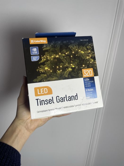 Світлодіодна гірлянда «Мішура»