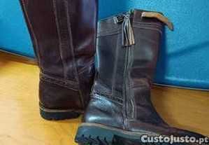Botas cabedal cano alto homem/mulher nº 37 #