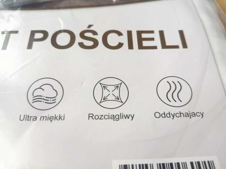 Pościel adamaszek hotelowa komplet pościeli hotelu mikrofibra 160x200