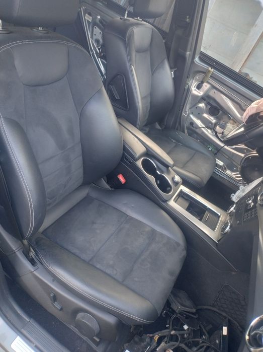 Mercedes Benz glk fotele siedzenia tapicerka skóra  alkantara