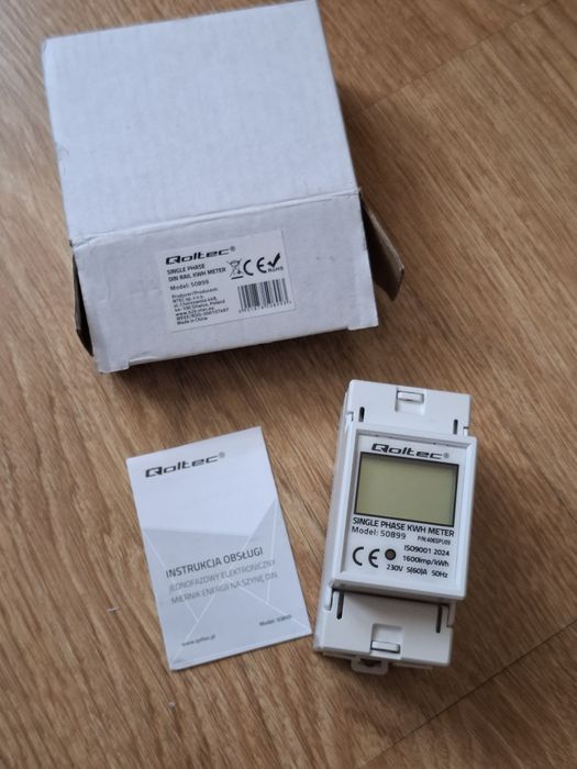 Licznik prądu energi elektrycznej 1 fazowy