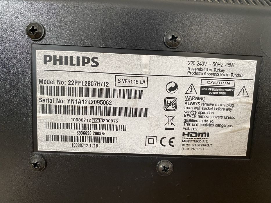Monitor Philips 50 hz