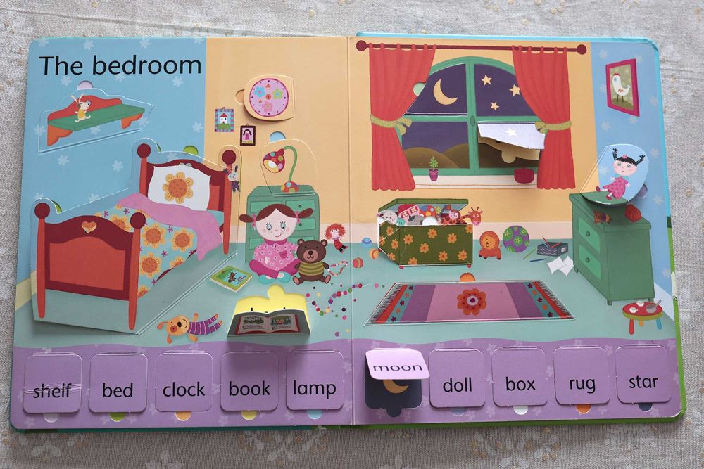 Lift-the-flap word book[Usborne]Англійська для дітей, в гарному стані