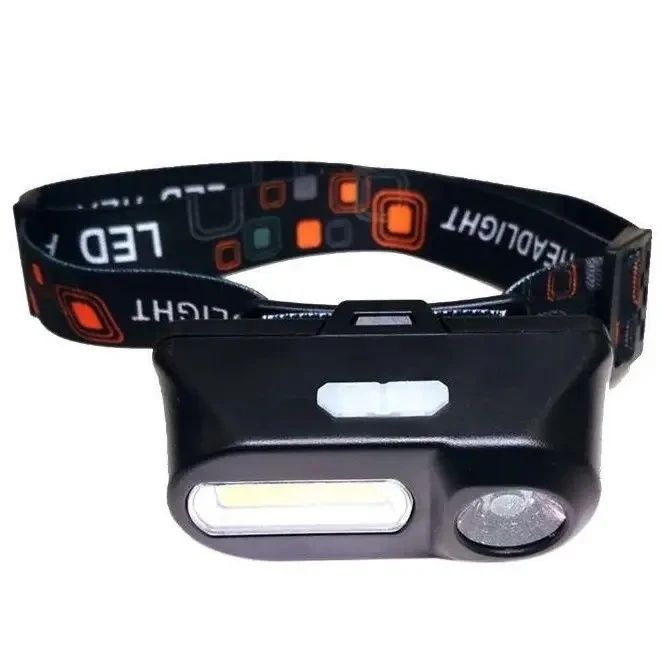 Налобний ліхтар BL 1801A /1804A колекція COB XPE + сенсор 18650 USB ch