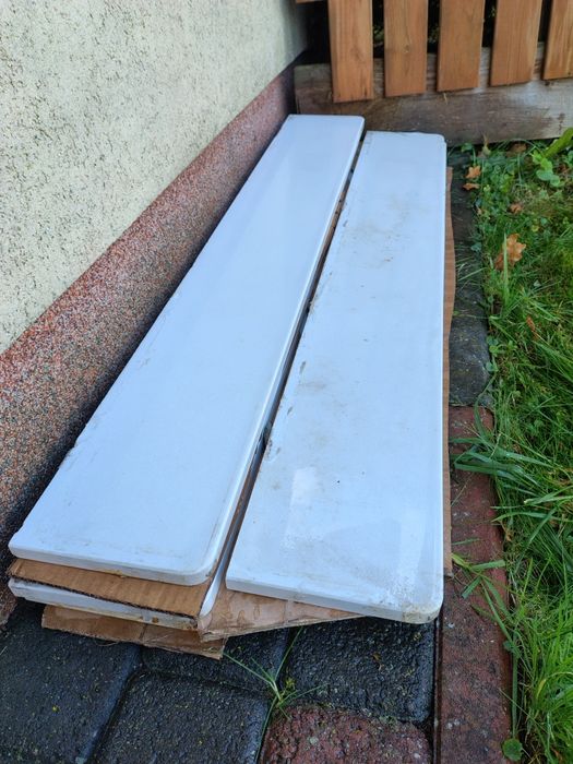 Parapety marmurowe zewnętrzne wewnętrzne 5szt.