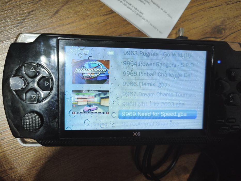 psp x6 відео приставка