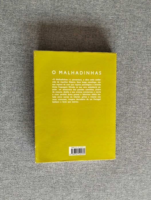 Livro "O Malhadinhas" de Aquilino Ribeiro
