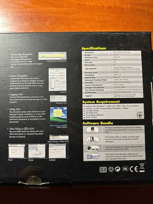 Графічний планшет WalTop Mars Tablet Black