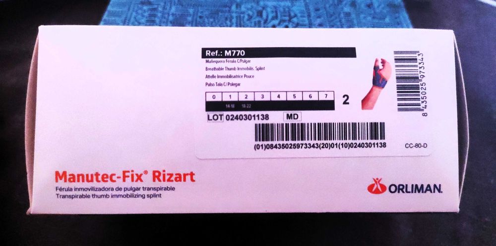 Tala de pulso para polegar